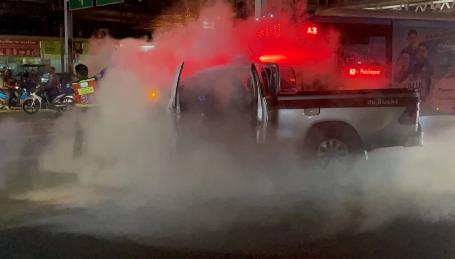 ภาพการชุมนุมของกลุ่มทะลุแก๊ซเมื่อวันที่ 11 มิ.ย. 65 ที่เกิดการปะทะกับเจ้าหน้าที่