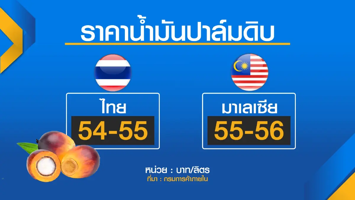 รัฐคาด 2 เดือนวิกฤติด้านราคาน้ำมันปาล์มคลี่คลาย