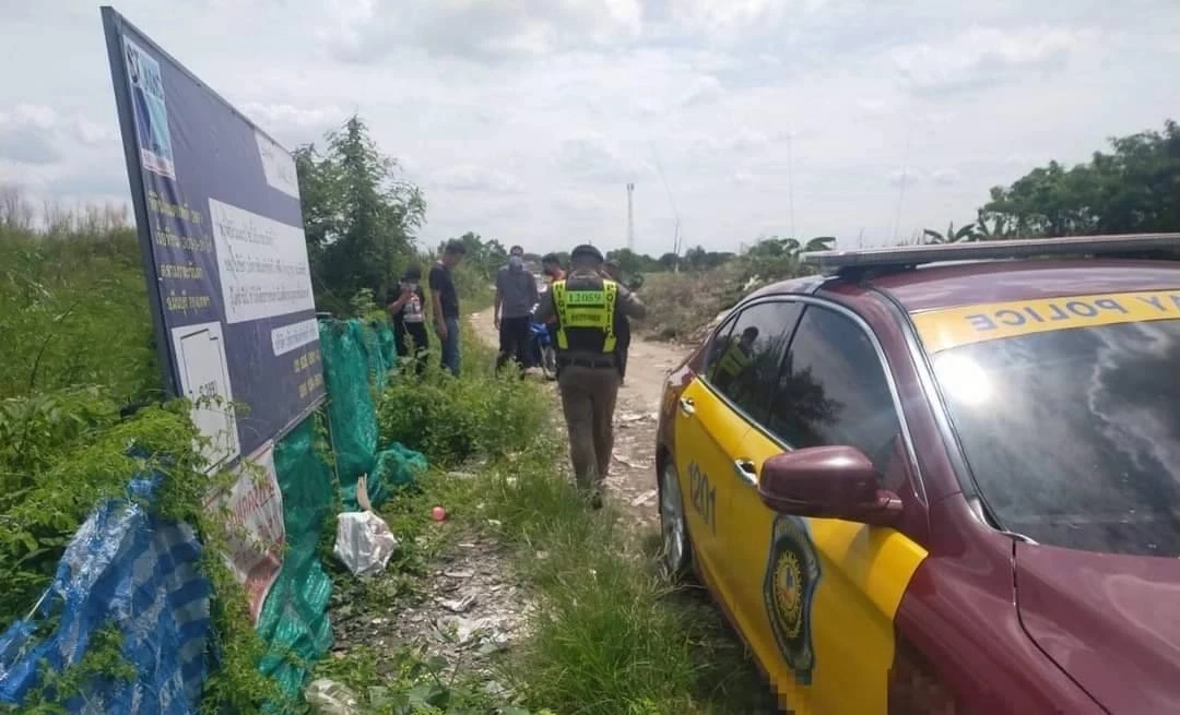 ซอยหทัยราษฎร์ 39 ที่คนร้ายทิ้งรถพยาบาลและยาบ้า