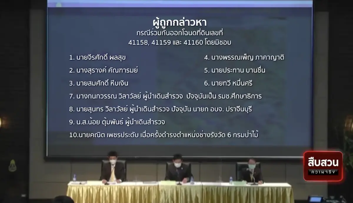 สืบสวนความจริง : ป.ป.ช. ชี้มูล “กนกวรรณ” หนุนจนท.รัฐออกโฉนดทับป่าเขาใหญ่