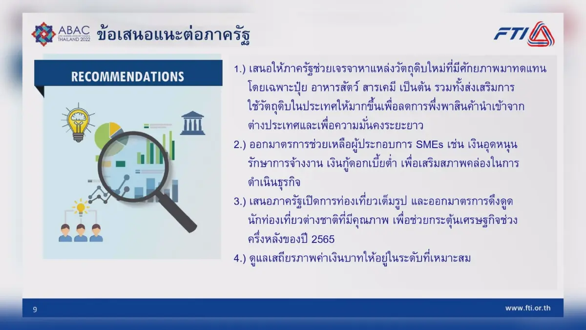 ส.อ.ท. ชี้ภาวะเงินเฟ้อ 'ฉุด' กำลังซื้อประชาชนลดลง