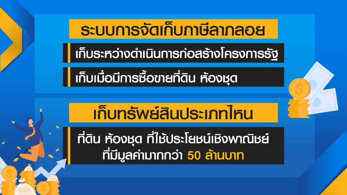 'คลัง' รอรัฐฯไฟเขียว พร้อมเก็บ 'ภาษีลาภลอย'