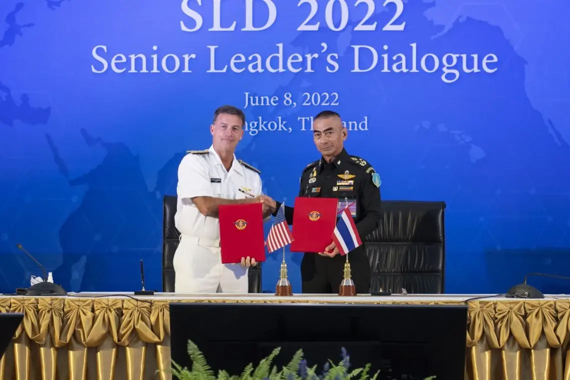 การลงนามในกรอบแผนงานสนับสนุนแถลงการณ์วิสัยทัศน์ร่วมระหว่างสหรัฐอเมริกาและไทย 2020 