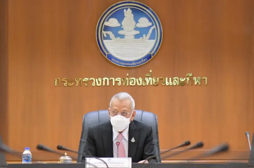 นายพิพัฒน์ รัชกิจประการ รัฐมนตรีว่าการกระทรวงการท่องเที่ยวและกีฬา