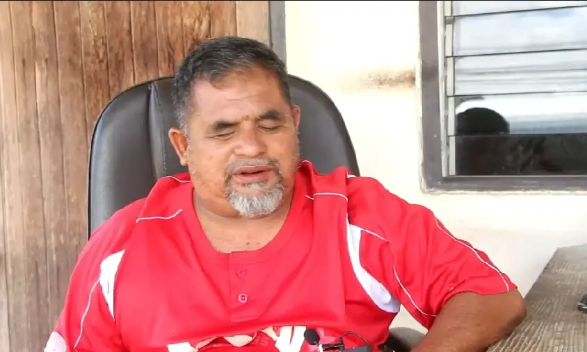 นายอุเซ็ง มอน็อง อายุ 63 ปี ประธานชุมชนตลาดเกษตร ถนนสาย 15 เขตเทศบาลนครยะลา 