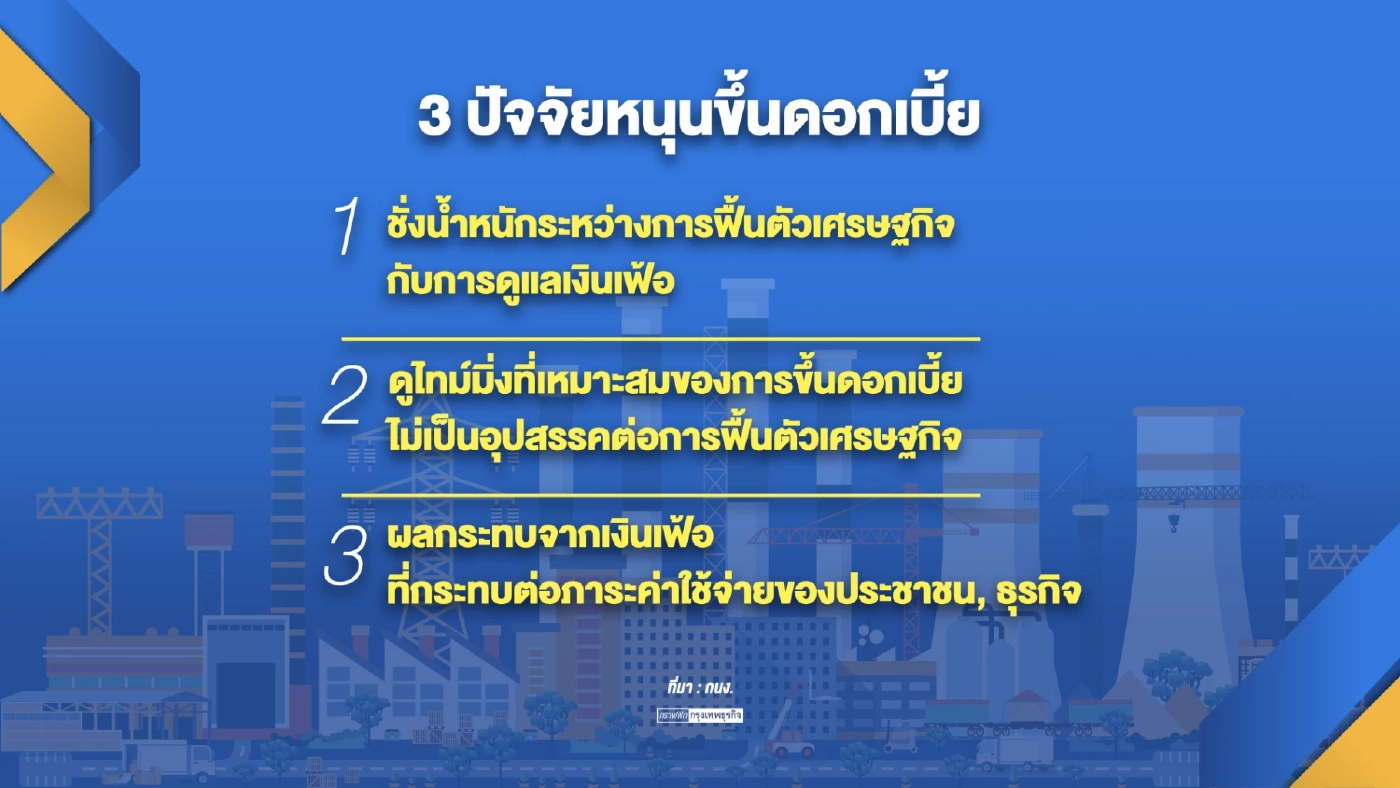 คลังปัดคณะกรรมการนโยบายการเงิน ส่งสัญญาณขึ้นดอกเบี้ย