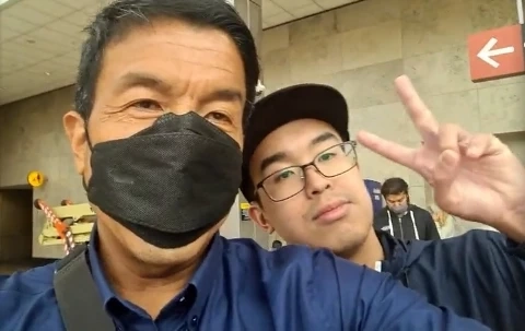 “ชัชชาติ” ถึงสหรัฐฯแล้ว สวมกอดลูกชายแน่น คนไทยในวอชิงตันแห่ขอถ่ายรูป