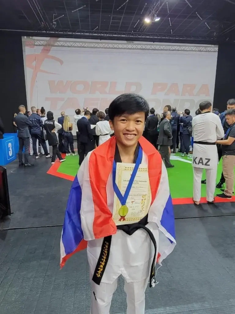 ขวัญ - ขวัญสุดา พวงกิจจา นักกีฬาเทควันโดคนพิการมือ 1 ของโลก