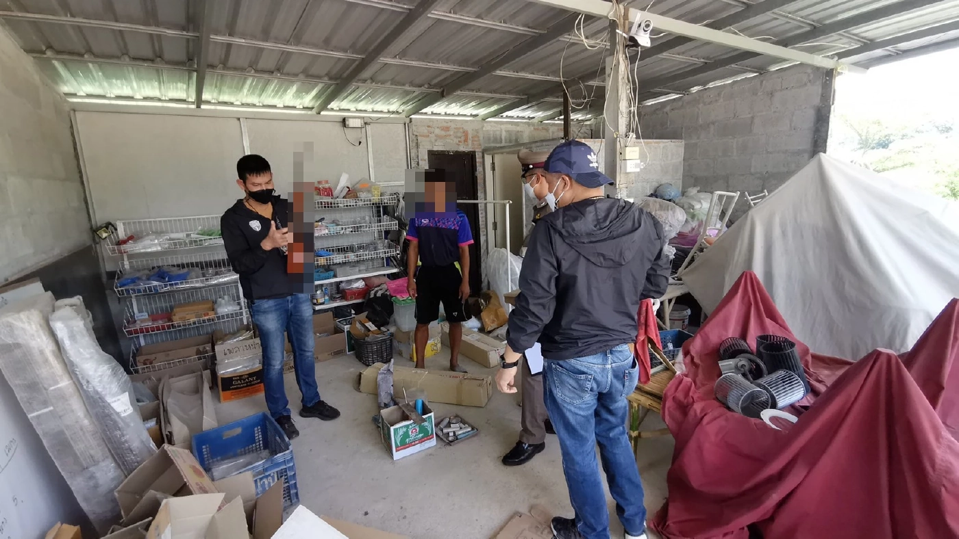 บุกรวบ หนุ่มคอนหวันผลิตปืนพีวีซีอัดแก๊ส ขายออนไลน์