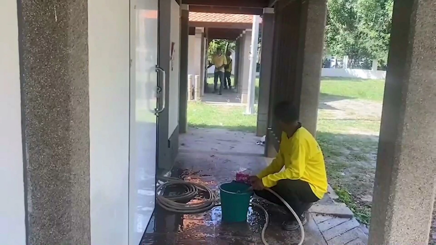 อบจ.ชัยภูมิ แก้ปัญหามั่วสุมห้องน้ำสวนสาธารณะหนองปลาเฒ่า ห้ามรถผ่านยามดึก