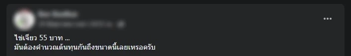 ดราม่า! สมาชิกเพจดังถกสนั่น "ข้าวไข่เจียว" ราคา 55 บาทแพงไปมั้ย