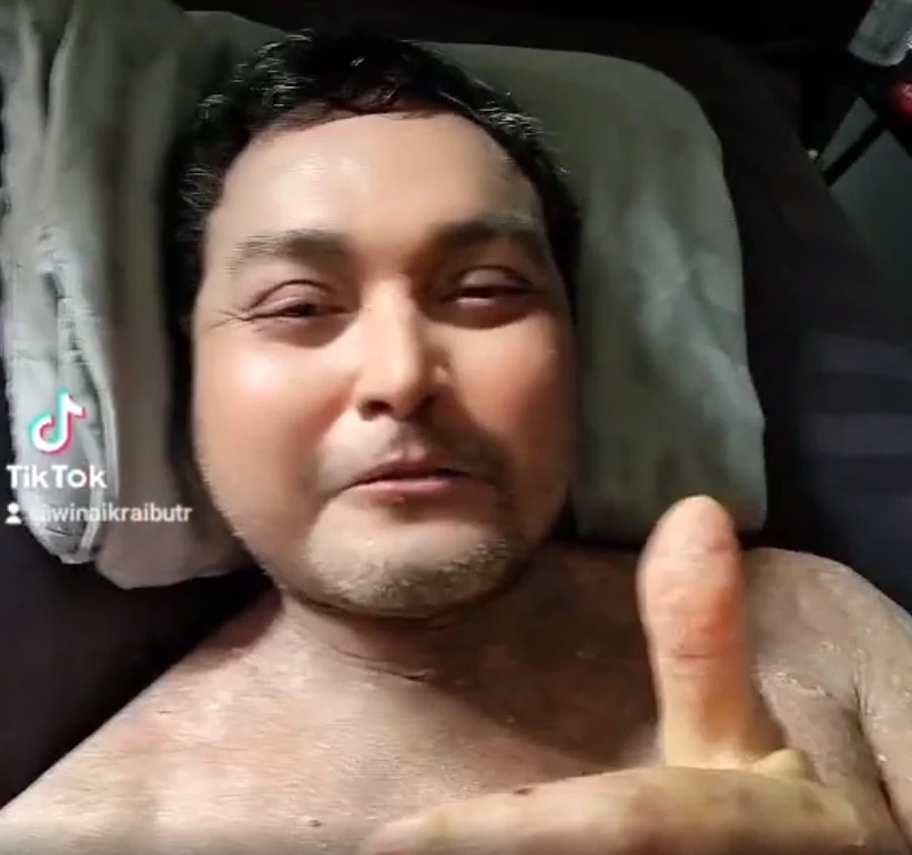 "เมฆ วินัย” เผยภาพล่าสุด นอนบนเตียงมีคนป้อนข้าว หลังเปลี่ยนถ่ายพลาสม่า