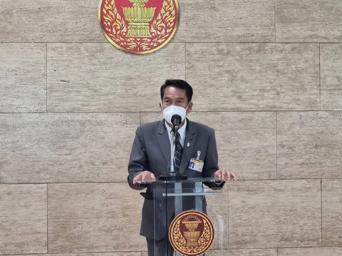 สุทิน คลังแสง ส.ส.มหาสารคาม เพื่อไทย ในฐานะประธานวิปฝ่ายค้าน 