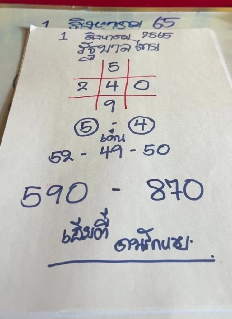 มัดรวมเลขเด็ดเลขดังทั่วไทย รวมให้คอหวยตรงนี้ หวยงวด 1 ส.ค. 65