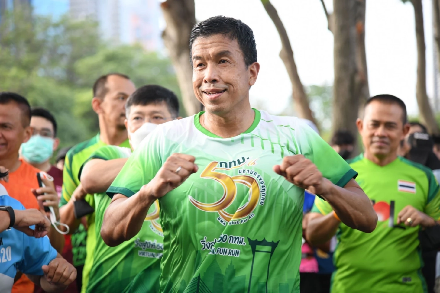 ชัชชาติ ร่วมกิจกรรมวิ่งสู่ปีที่ 50 กทม. Virtual Fun Run