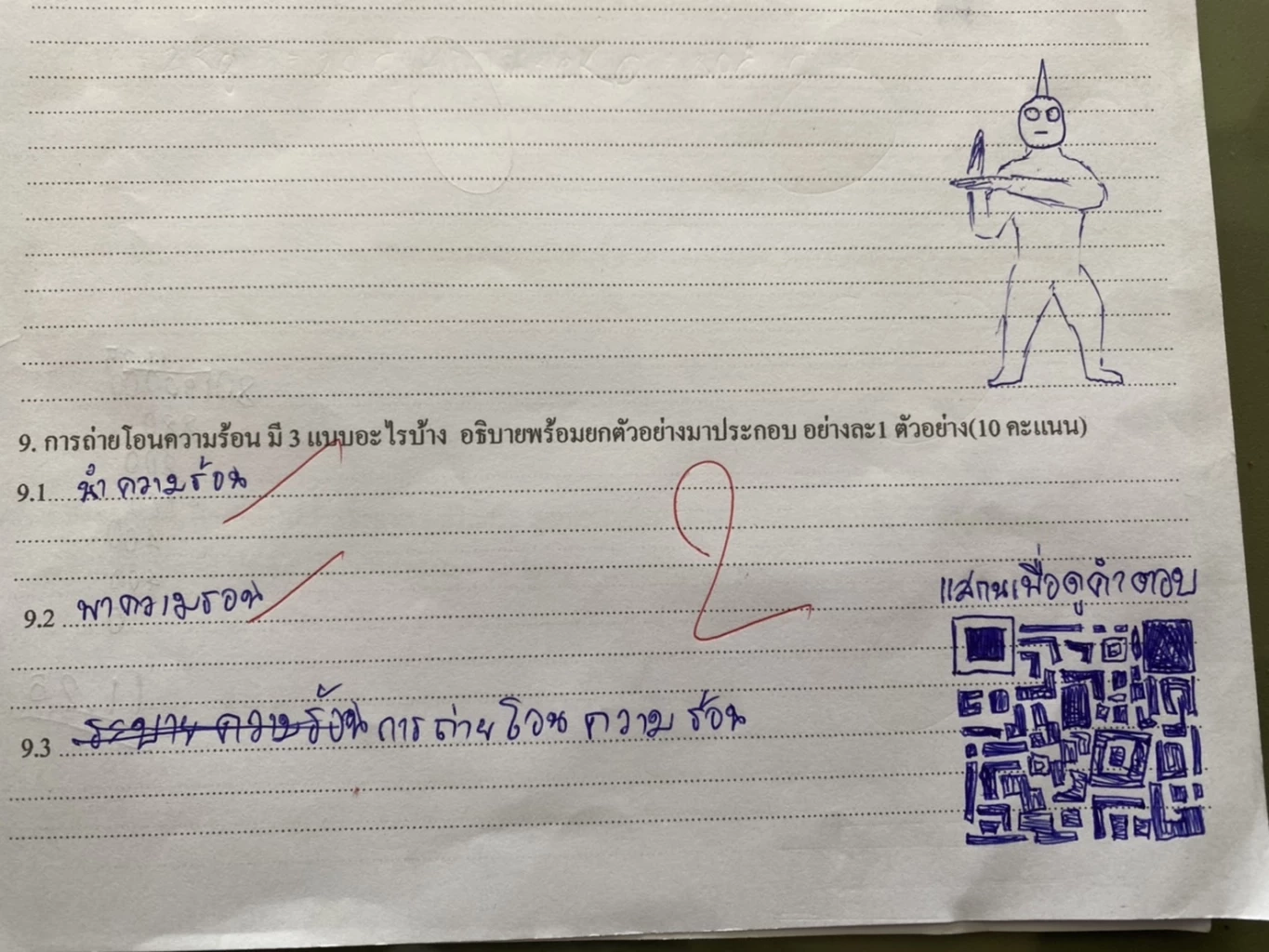 ครูฮา! นร.ส่งข้อสอบเป็น “คิวอาร์โค้ด”