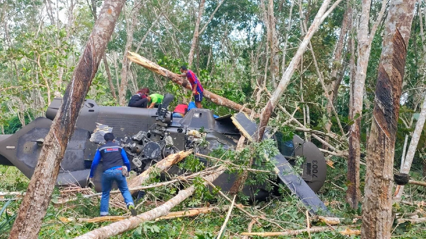 คืบหน้า เฮลิคอปเตอร์แม่ทัพภาค 4  ตกที่สงขลา เบื้องต้นปลอดภัยทั้ง 7 นาย