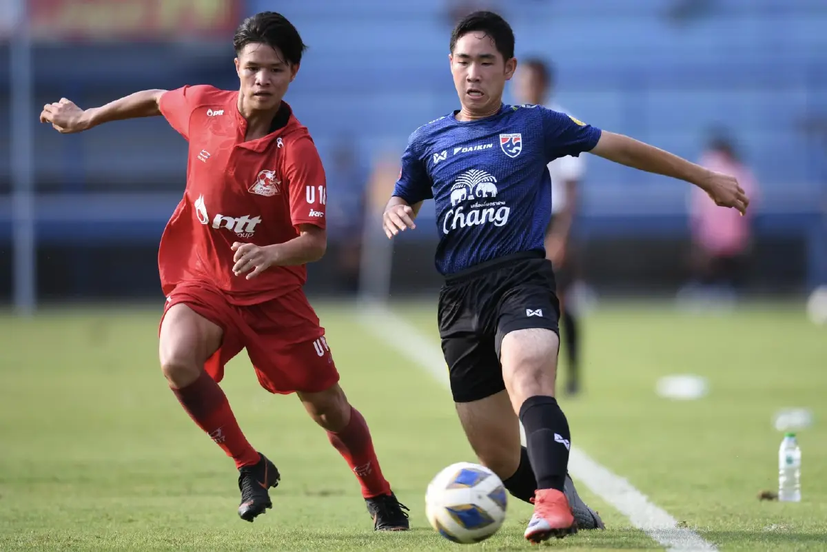 "ศรัณยวัตร" ซัดชัยพาไทย U16 เฉือน พีทีที ระยอง U18 1-0