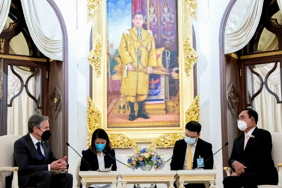 บลิงเคนพบประยุทธ์ ยืนยันไทยเป็นพันธมิตรที่สำคัญ