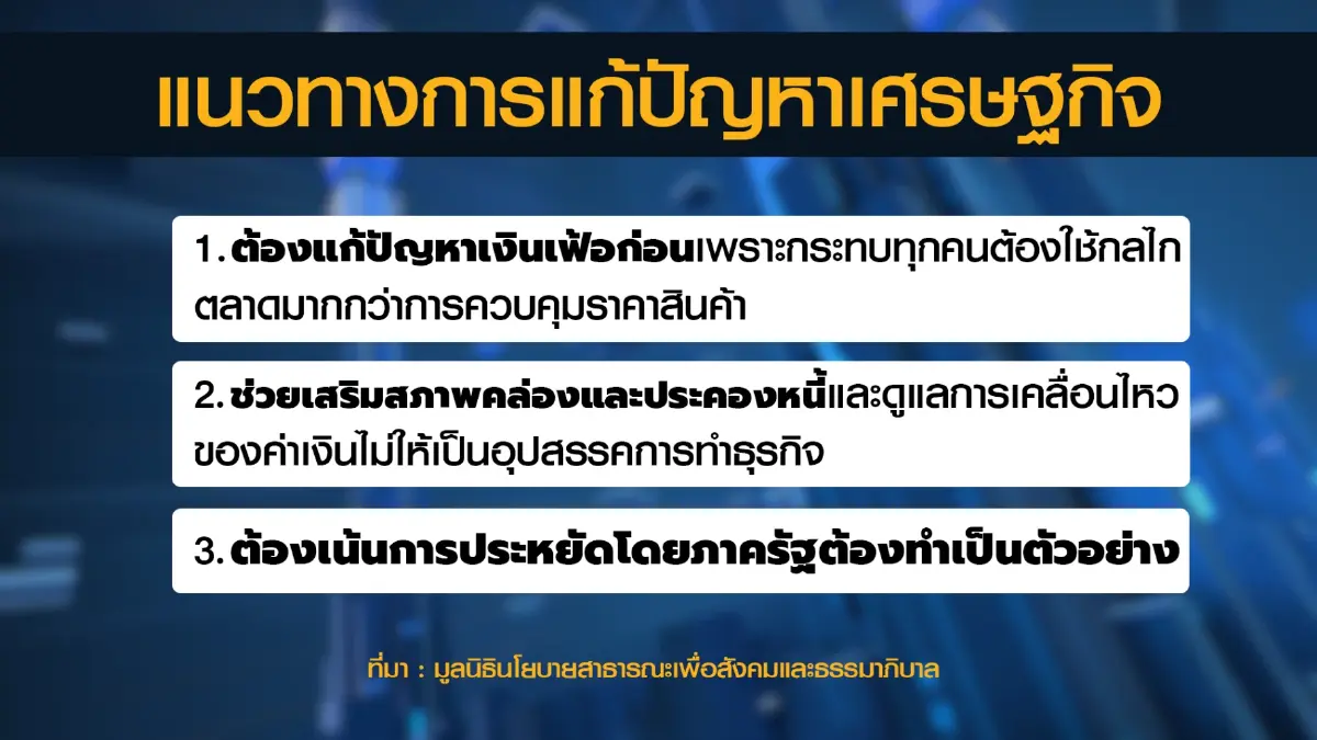 'บัณฑิต' ชง 3 แนวทางแก้เศรษฐกิจชะลอตัว