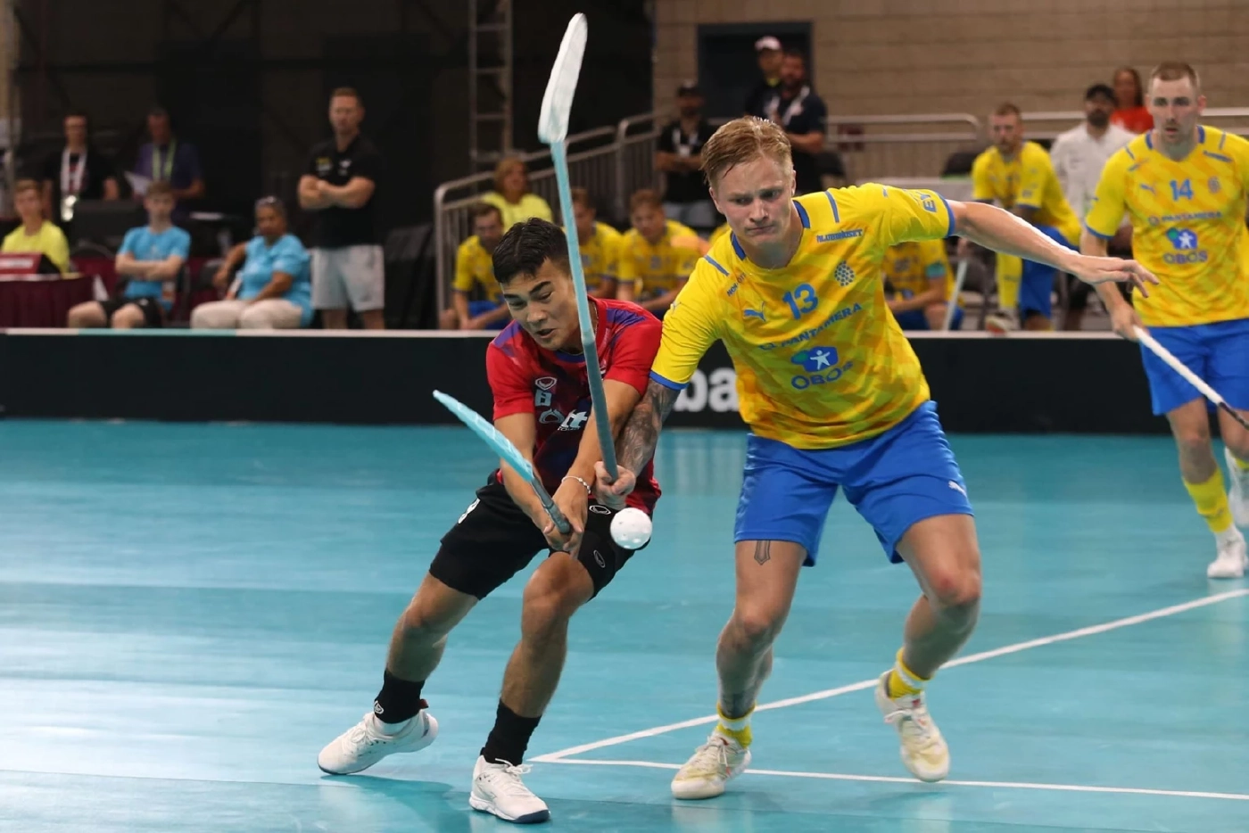 2 ซูโม่สาวไทยพลาดเหรียญ "เวิลด์เกมส์ 2022" ฟลอร์บอลพ่ายสวีเดนขาด