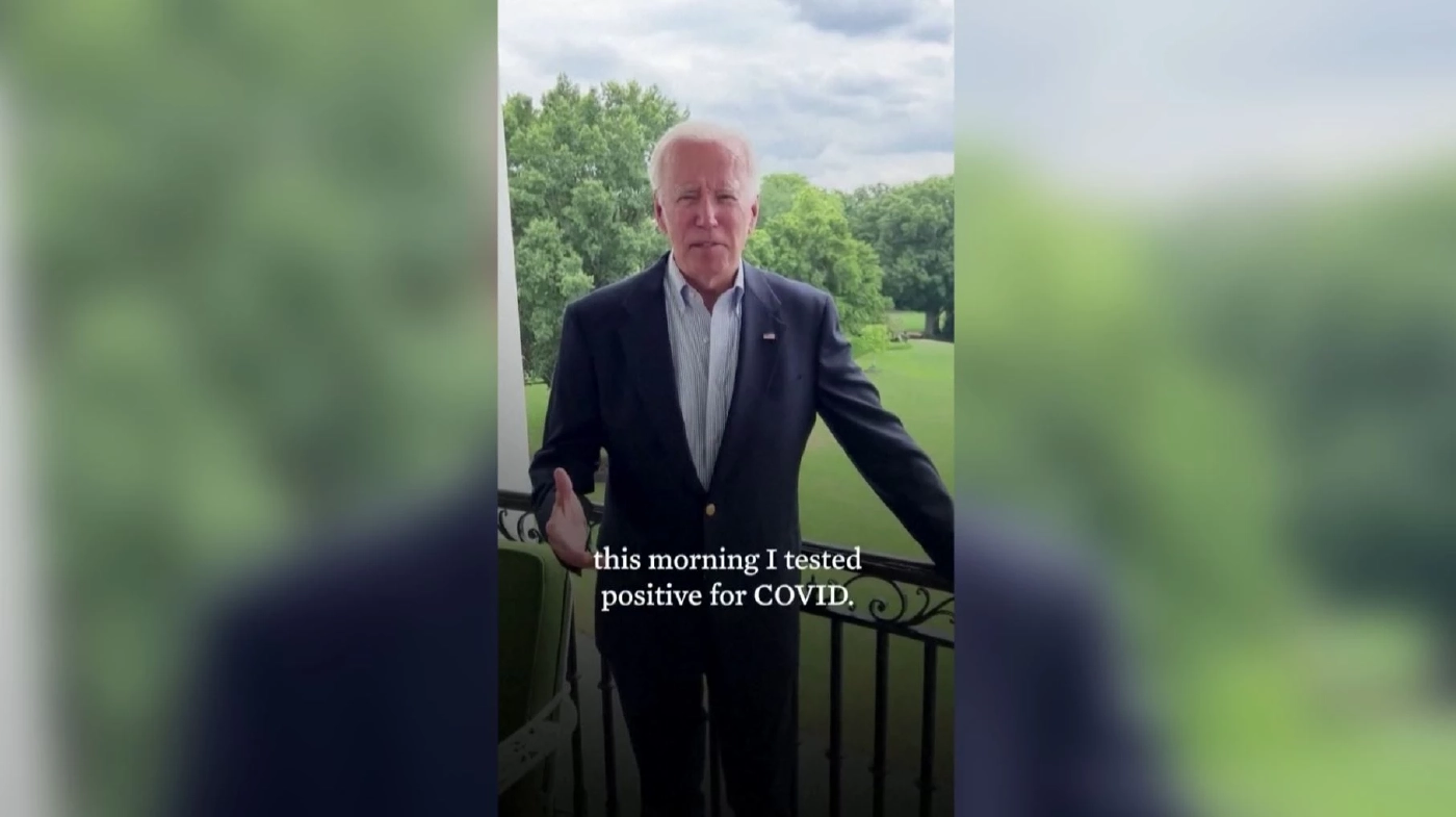 ไบเดนโชว์ฟิตทำงานในทำเนียบขาว แม้ติดโควิด