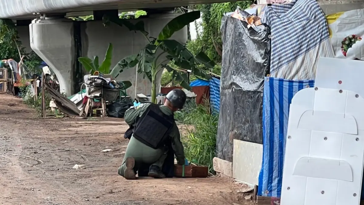 ขอนแก่นพบอีกระเบิด M 61 ซุกใต้ทางรถไฟ- EOD กู้สำเร็จ
