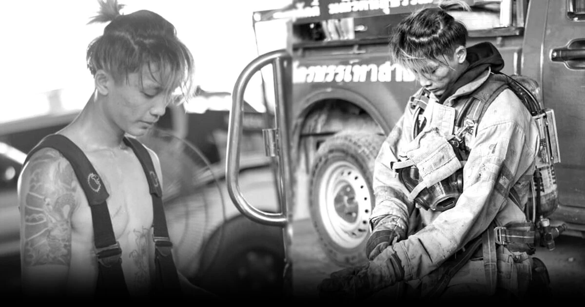 นายกรสิทธิ์ ราวพันธ์ วัย 19 ปี หรือพอส กู้ภัยที่เสียชีวิตเหตุ รง.หมิงตี้ไฟไหม้