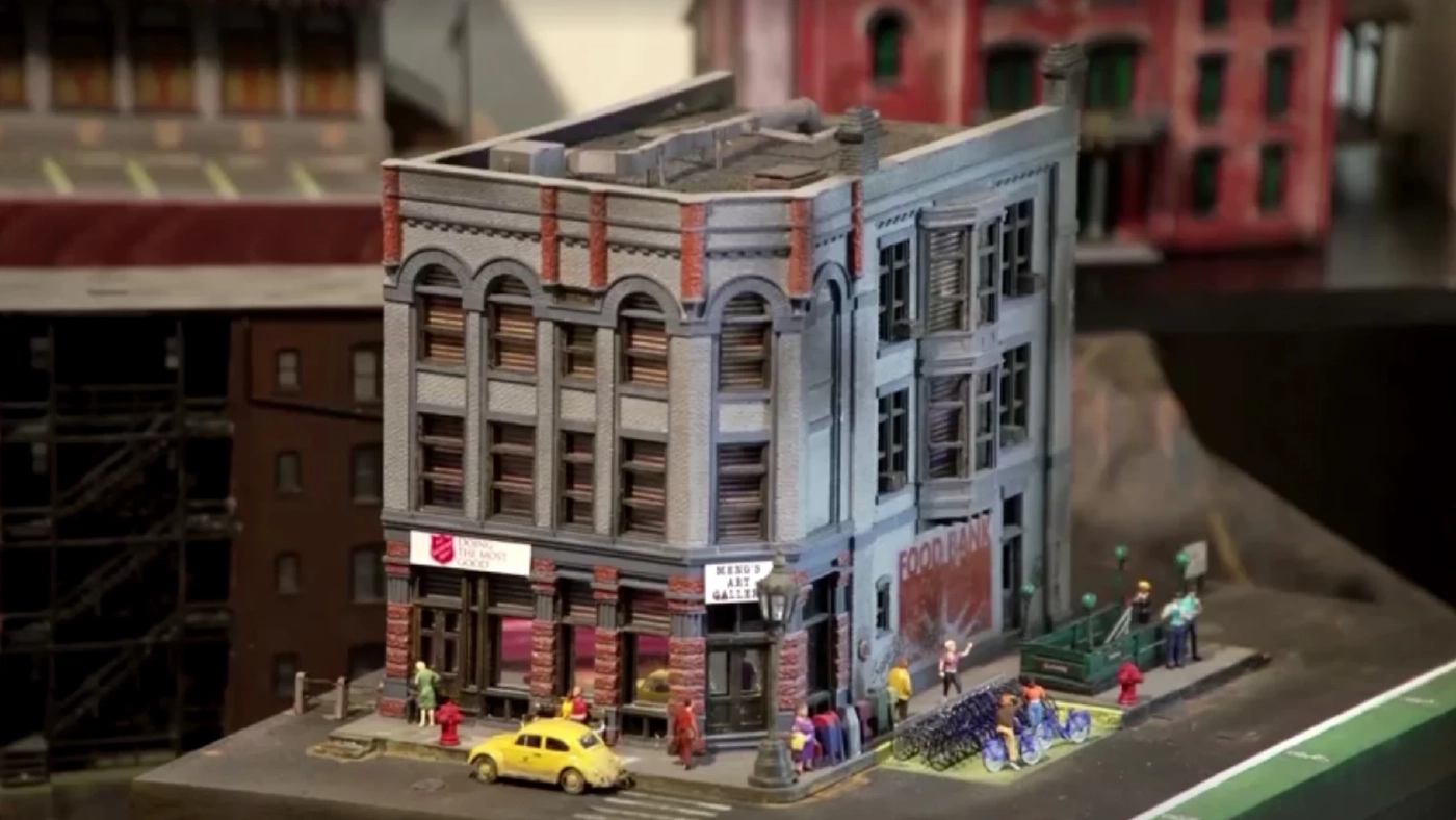 ศิลปินนิวยอร์กใช้ช่วงกักตัว สร้างเมืองบรู๊คลินจำลอง