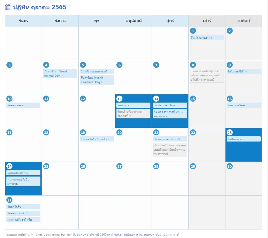 เช็กตรงนี้ วันหยุดเดือนสิงหาคม 2565 มีวันหยุดกี่วันกันแน่