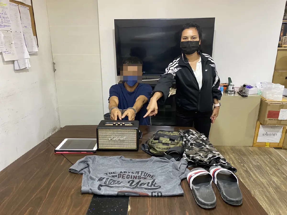 ตร.ลุมพินีจับไอ้โม่ง ตระเวนย่องเบางัด "ร้านนวด" หาเงินซื้อยาเสพ