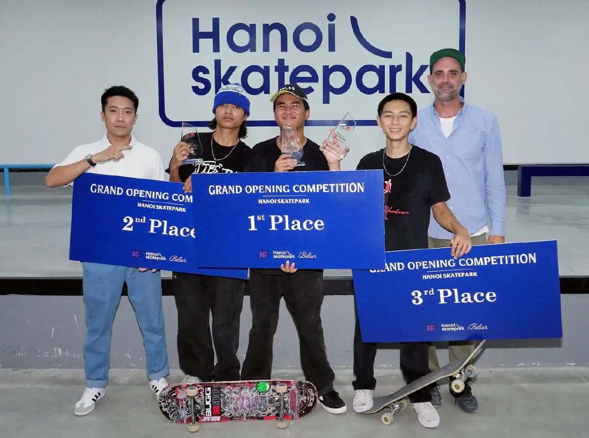 "ธวัชชัย" ผงาดแชมป์สเก็ตบอร์ดที่เวียดนาม นักกีฬาไทยเจ๋งกวาดเรียบ 3 อันดับ