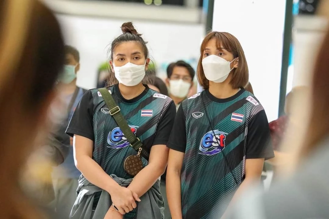 "วอลเลย์บอลสาวไทย" ถึงบ้านเกิดหลังเสร็จศึกเนชันส์ลีก