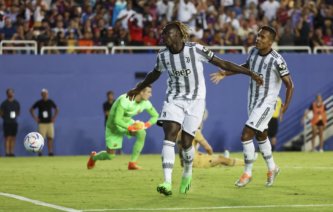 บาร์เซโลน่าเจ๊ายูเวนตุส 2-2 เกมอุ่นเครื่องที่สหรัฐ "เดมเบเล่-คีน" ซัดเบิ้ล