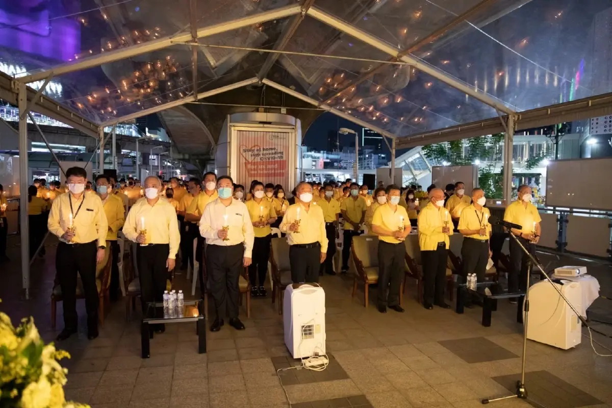 "กลุ่มบริษัทบีทีเอส" จัดพิธีจุดเทียนถวายพระพรชัยมงคล
