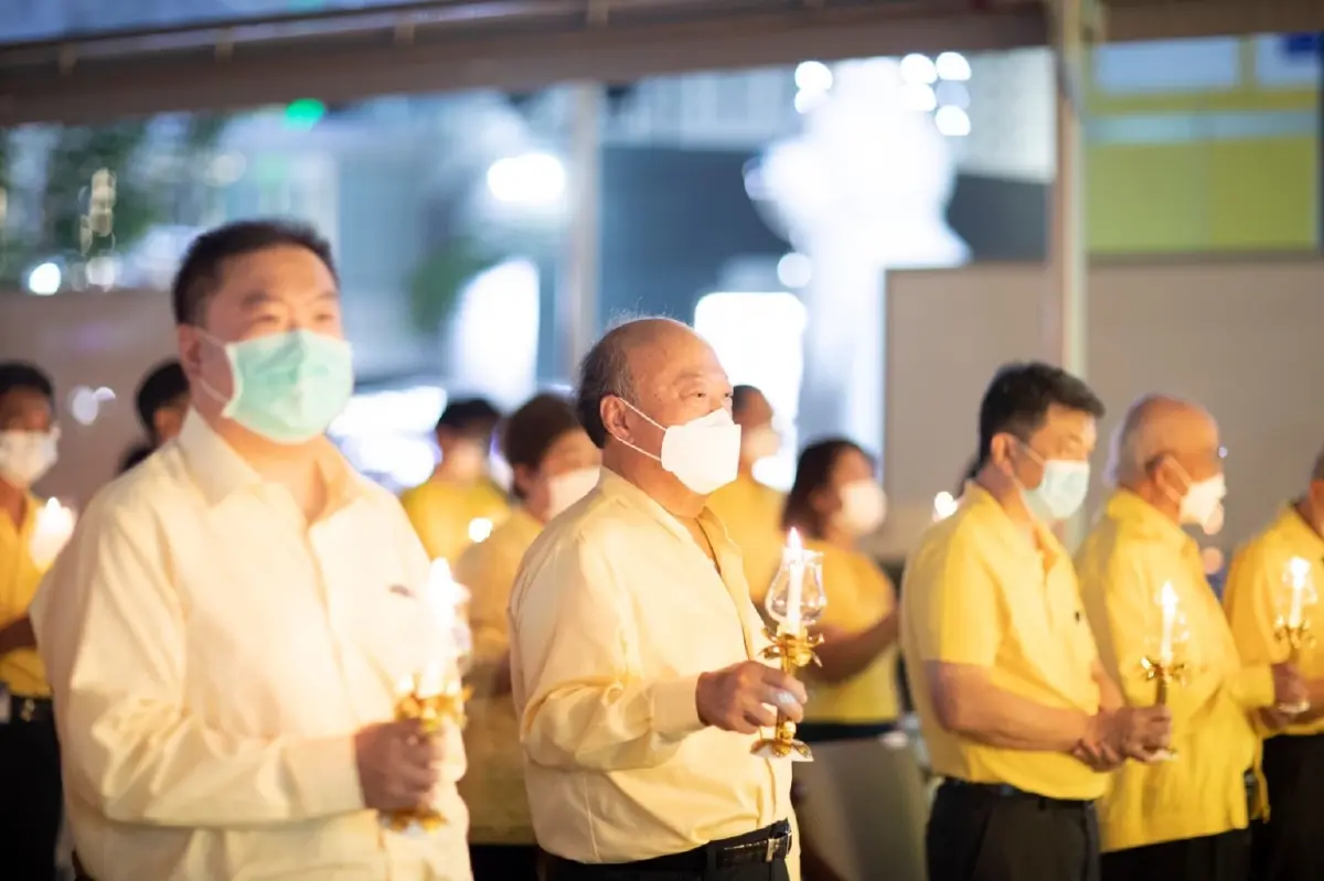 "กลุ่มบริษัทบีทีเอส" จัดพิธีจุดเทียนถวายพระพรชัยมงคล