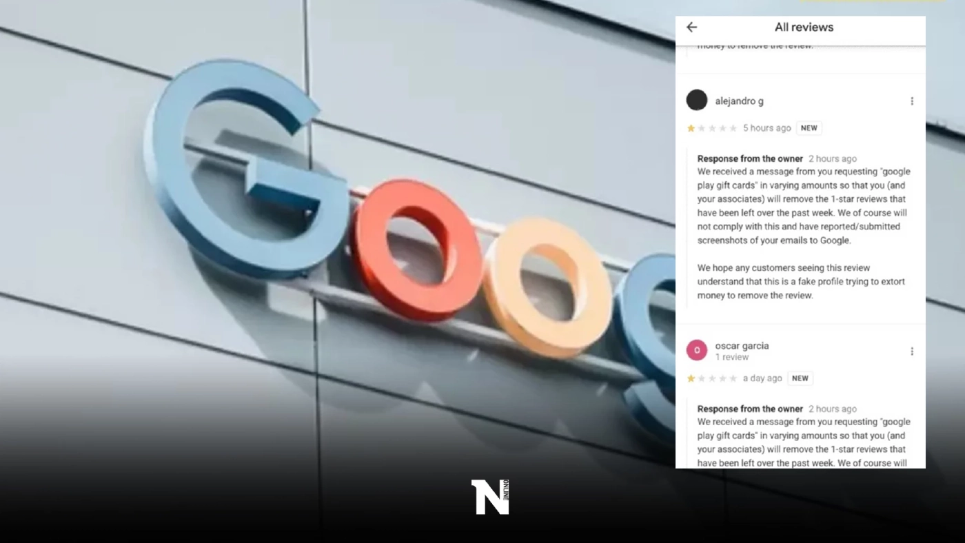 Google เผย กลโกงมิจฉาชีพ ขู่รีวิว 1 ดาวร้านอาหาร พร้อมลวงให้ส่ง Gift Card