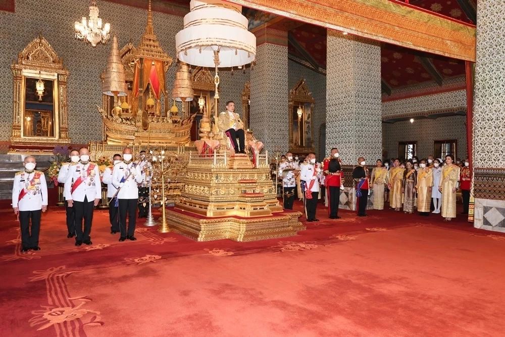 "ในหลวง" เสด็จออกมหาสมาคมพระราชพิธีวันเฉลิมพระชนมพรรษา 28 กรกฎาคม 2565