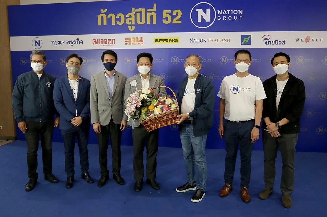 ตัวแทนภาคธุรกิจเอกชน ร่วมแสดงความยินดีเนชั่นกรุ๊ปก้าวสู่ปีที่ 52 