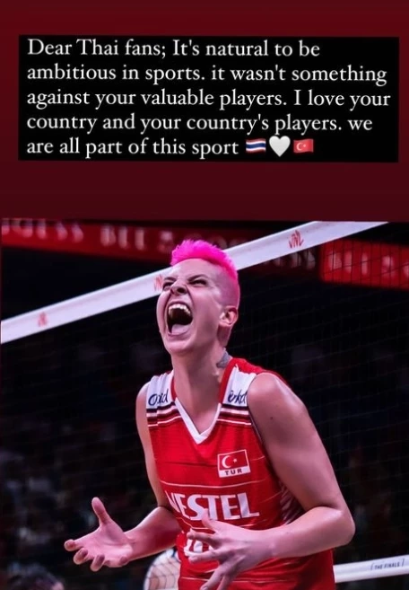 สรุปดราม่า "นักตบตุรกีหัวชมพู" ว้ากทีมไทย แฟนวอลเลย์ถล่มยับไม่ให้เกียรติ