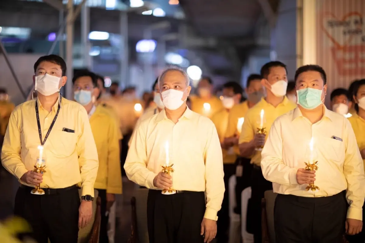 "กลุ่มบริษัทบีทีเอส" จัดพิธีจุดเทียนถวายพระพรชัยมงคล