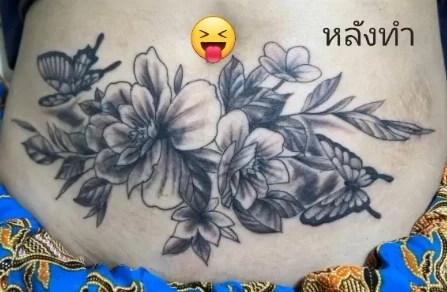 ชาวเน็ตแห่แซว ! อดีตเคยแรง สาวแก้รอรอยสัก สุดสยิวที่ท้องน้อย