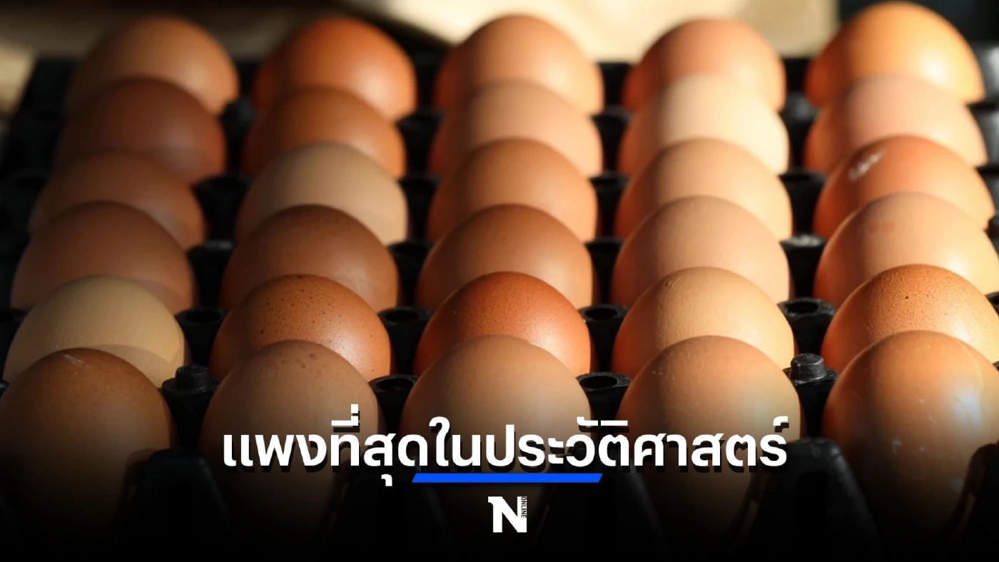 เตรียมใจ "ไข่ไก่" จ่อขึ้นอีกแผงละ3บาท ปรับราคาใหม่ 17 ส.ค.นี้