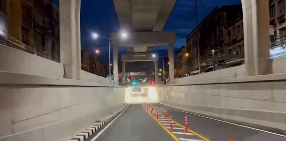 เปิดใช้แล้วอุโมงค์ "สี่แยกไฟฉาย" ระวัง ปิด 4 ทุ่ม-ตี 5 เพื่อเก็บรายละเอียดงาน