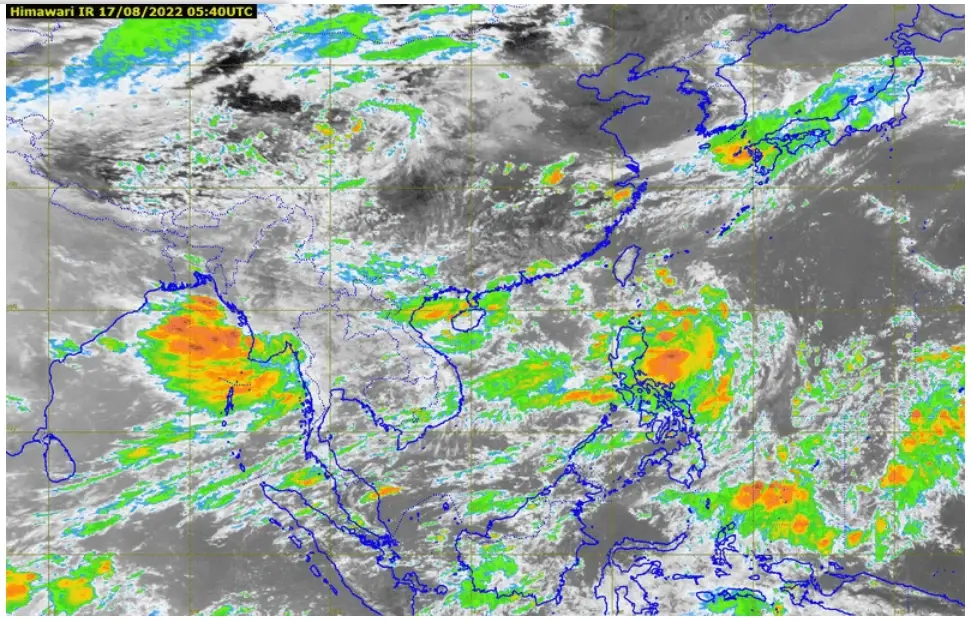 กรมอุตุฯ พยากรณ์ 7 วันข้างหน้า อิทธิพลร่องมรสุม "ฝนตกหนัก-หนักมาก" 20-23 ส.ค.