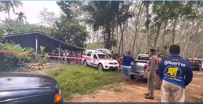 พบศพผัวเมียถูกยิงเสียชีวิตปริศนาคาที่นอนในสวนยาง ตร.สั่งเร่งล่ามือปืน