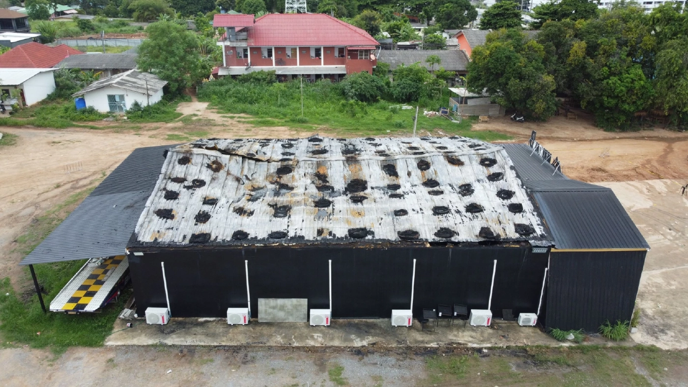 เสี่ยงอาคารถล่ม "เมาท์เทน บีผับ" ไฟไหม้โครงสร้างเสียหายหนัก