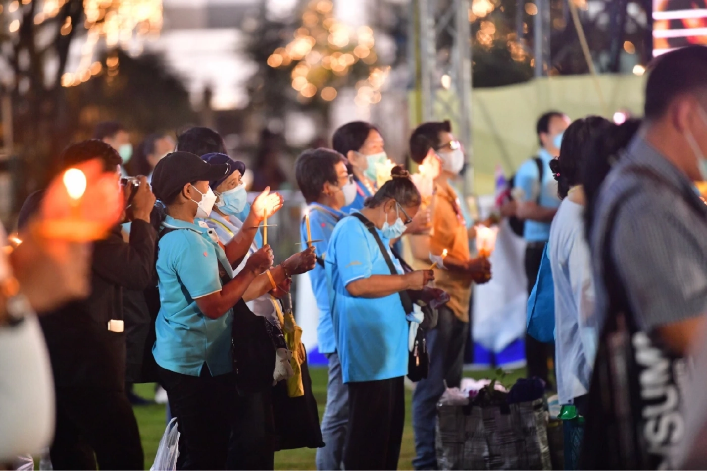 นายกรัฐมนตรี และภริยาเป็นประธานในพิธีจุดเทียนถวายพระพรชัยมงคล วันแม่แห่งชาติ