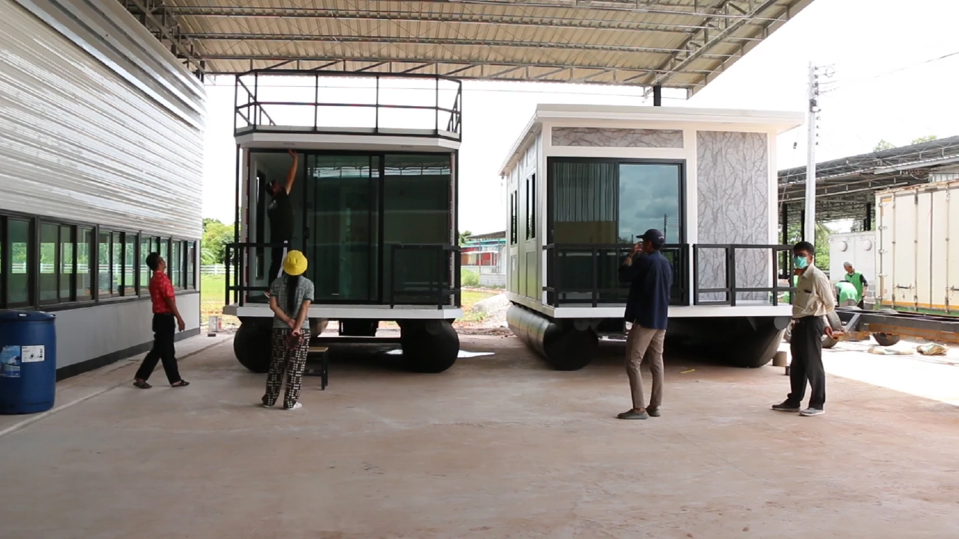 ธุรกิจใหม่ บ้านลอยน้ำ รับประกัน 20 ปีแข็งแรงไม่จม