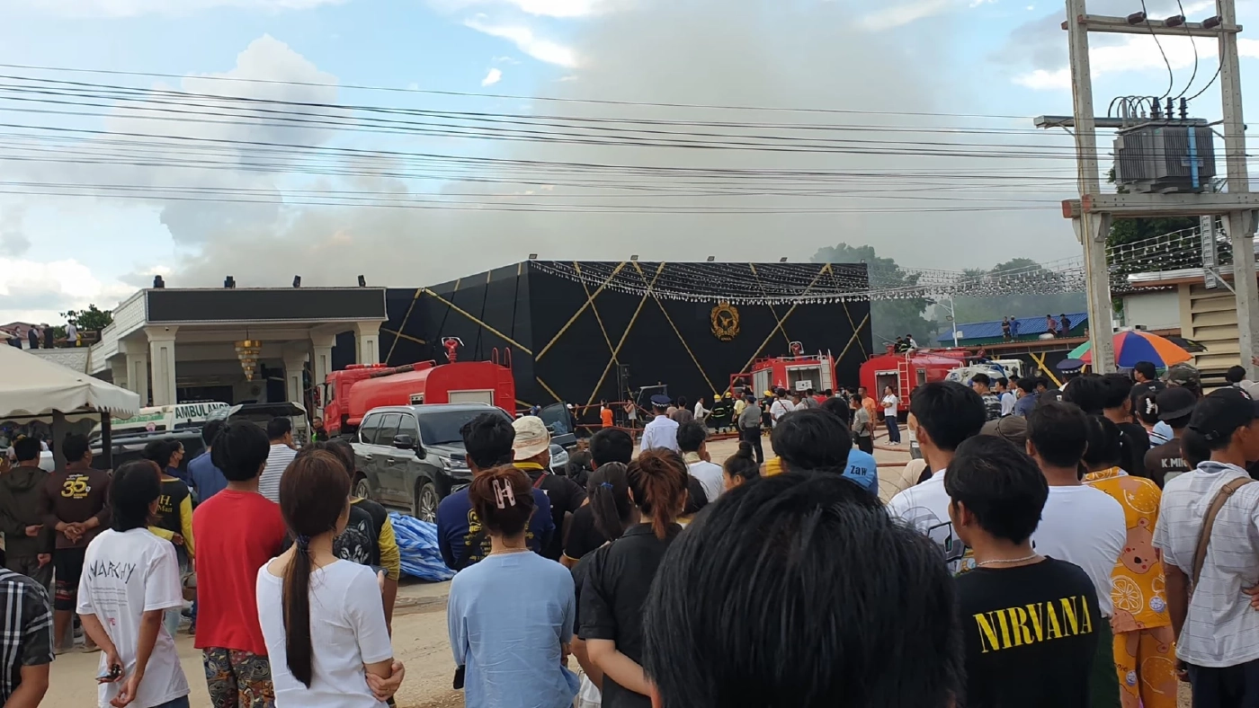 หวิดซ้ำรอย Mountain B ไฟไหม้ผับดังท่าขี้เหล็ก เสียหายยับ (มีคลิป)